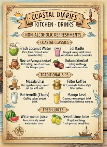 Coastal Diaries Restaurant — Gallery